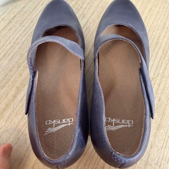 Dansko Mary Jane Clogs Women’s US 9 EU 40 Blue Leather Comfort Shoes - Picture 6 of 7